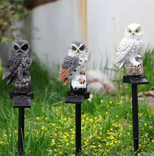 🔥Hot Sale🔥Waterproof Solar Owl Light – LED Pathway Light for Lawn, Garden & Outdoor Decor