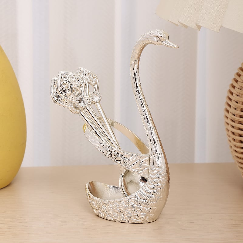 ✨🔥Hot Sale 49% OFF🎁Creative swan design coffee stirring spoon set (6 spoons)✈️Buy more save more🔥