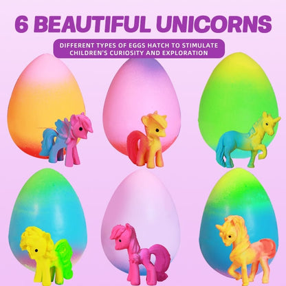 🔥Easter Hot Sale🦄 Magical Hatching Unicorn Eggs (6-Packs)