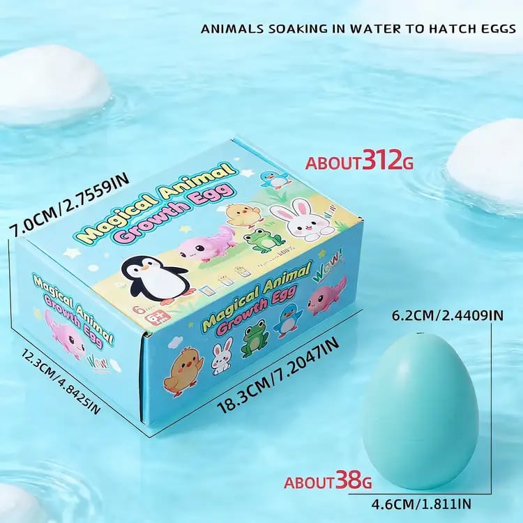 🔥Easter Hot Sale🦄 Magical Hatching Unicorn Eggs (6-Packs)