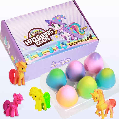 🔥Easter Hot Sale🦄 Magical Hatching Unicorn Eggs (6-Packs)