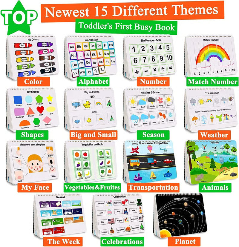 My Preschool Busy Book 📚 🎅 Best Gift for kids