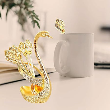 ✨🔥Hot Sale 49% OFF🎁Creative swan design coffee stirring spoon set (6 spoons)✈️Buy more save more🔥