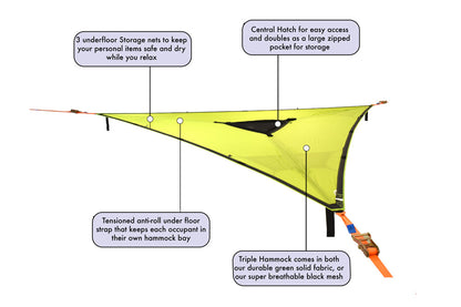 🔥Summer Hot Sale - 50% OFF SALE⛺️Giant Hanging Triangle Hammock