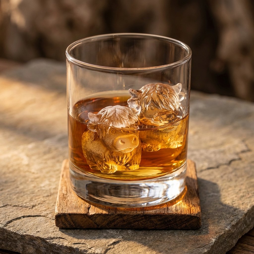 Mini Highland Cow Ice Cube & Dessert Mold