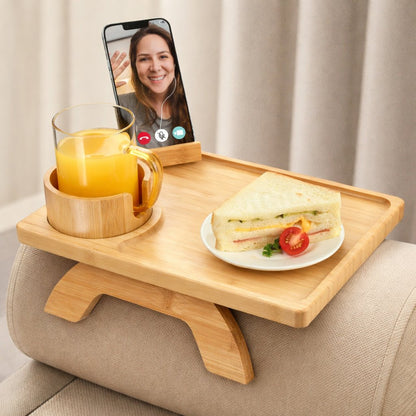 🛋️ 4-in-1 Couch Arm Table