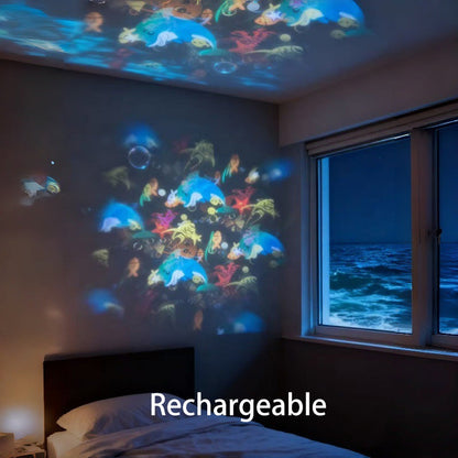 🎁2026 Hot Sale🔥Dynamic Rotating LED Projector Light